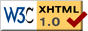Verified XHTML 1.0