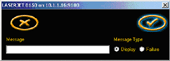 display dialog