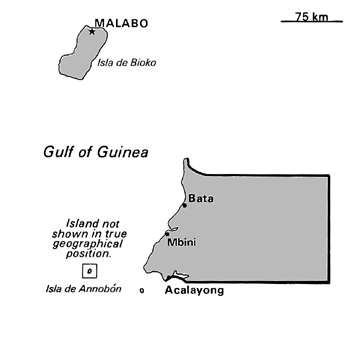[Country map of Equatorial Guinea]