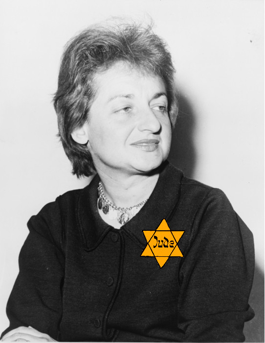 Enemy Jew Betty Friedan was said by her fighting comrade, the Jew Alvin Toffler, to have "pulled the trigger on history."