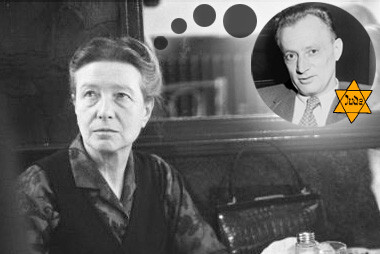 Simone de Beauvoir conceived her attacks on the female sex while fornicating with enemy Jew Nelson Algren.