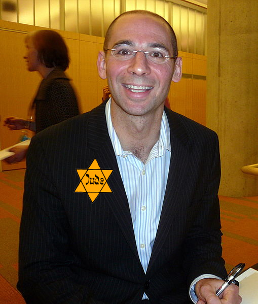 Sickening Jew David Plotz, editor of Slate Magazine.