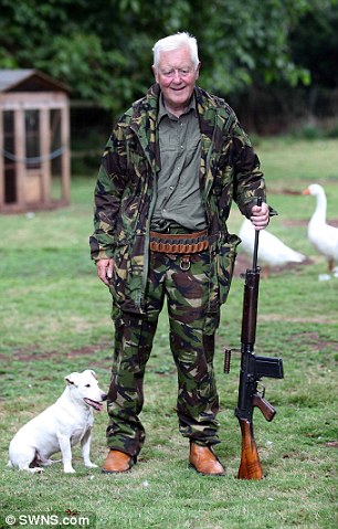Sir Benjamin Slade claims to have recently spotted a big cat roaming around his grounds.