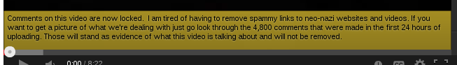 ...and finally, this one, which appears on the video at time of writing.