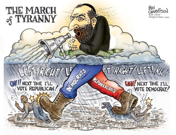 Whoever you vote in, the Jews keep on marching forward.