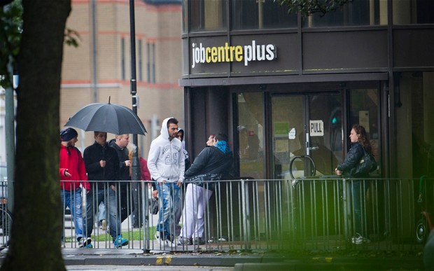 Oh, and they're hanging out at the job center? Yeah, right. Betcha there's a welfare office in the same building.