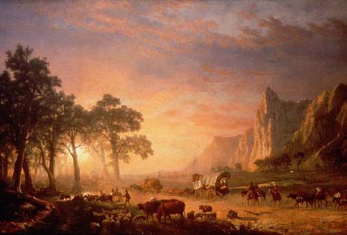 The westward march.