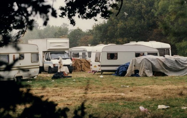 Only 24 per cent of people who described themselves as gipsy or Irish traveller ive in a caravan, while most live in a house, the ONS found