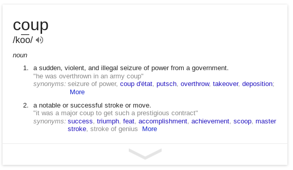 Coup.