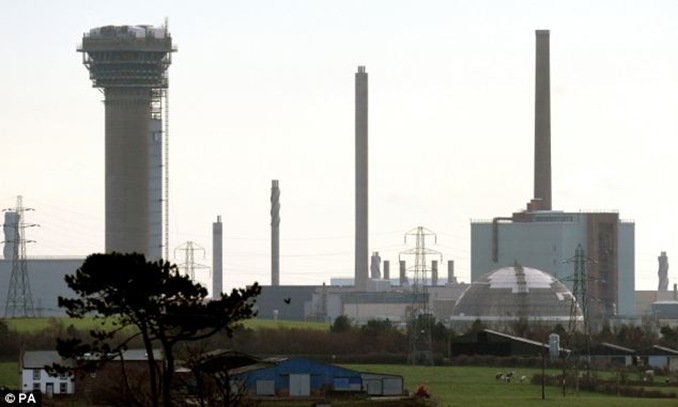 Ms Wheatley is part of the armed unit which protects the Sellafield nuclear site in Cumbria