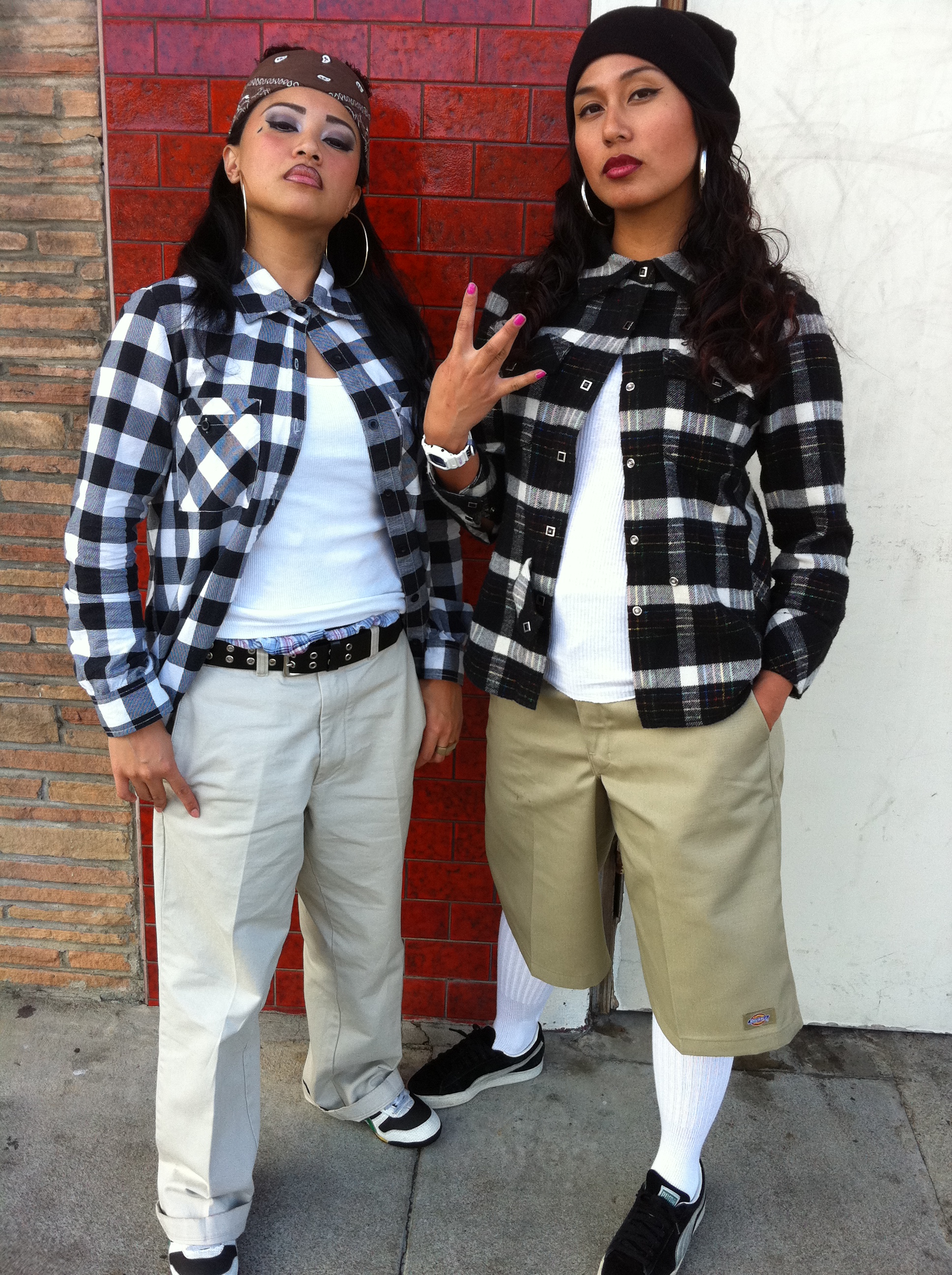It's not cute and it's not okay. Tennis shoes are not a costume.