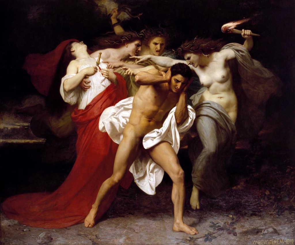 Orestes Pursued by the Furies, William-Adolphe Bouguereau (1825–1905)