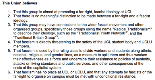 The original complaint against the group