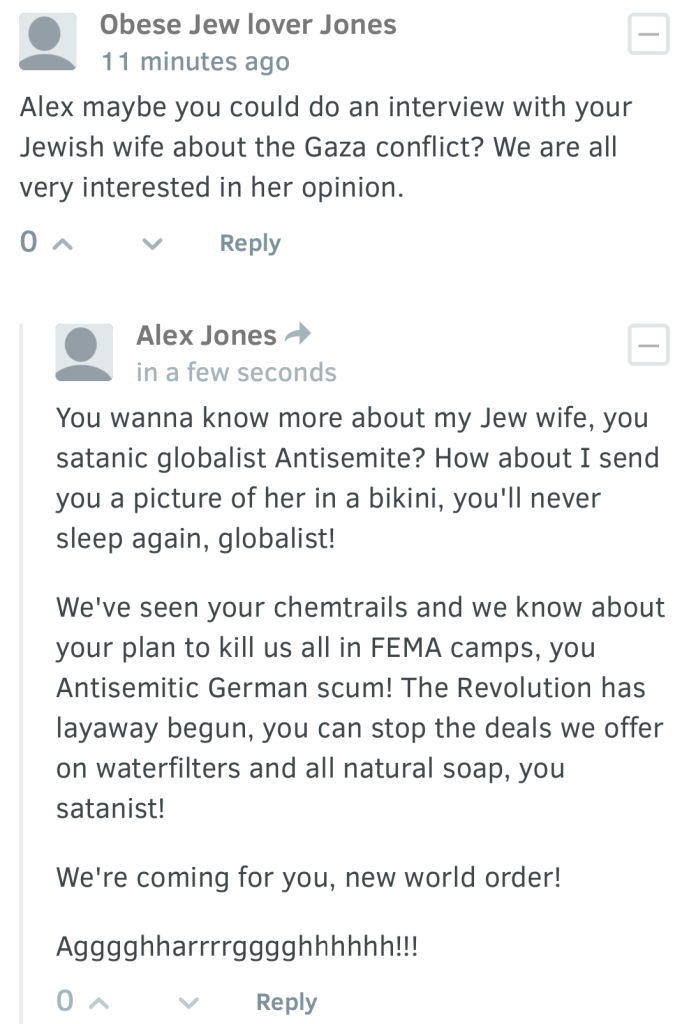 alex jones responds daily stormer 17