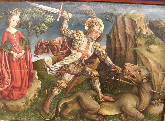 800px-Jost_Haller_-_Saint_George_slaying_the_dragon,_Unterlinden_Museum,_Colmar