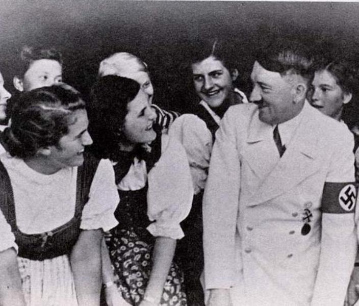 The darkest days of White history, when six million teenage girls were forced to giggle with Adolf Hitler, the number one lampshade and soap producer of the twentieth century.