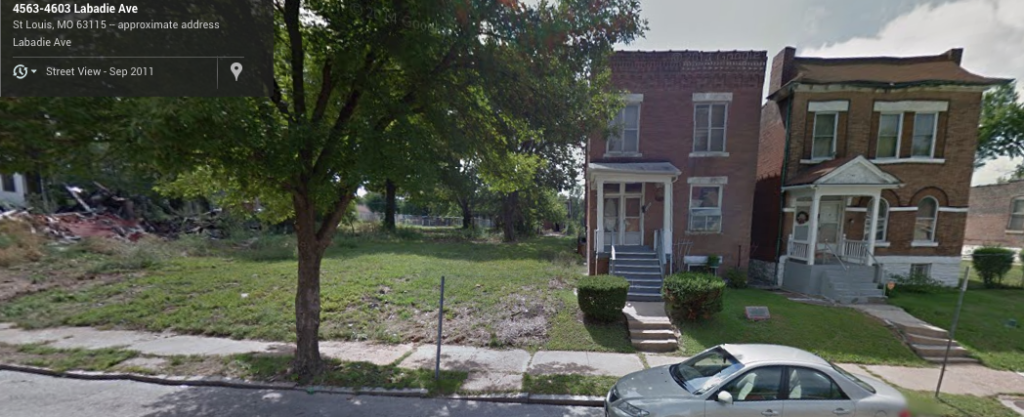 St. Louis Post-Dispatch highlights "onetime center of St. Louis' black middle class" now fighting high murder count, without noting Greater Ville neighborhood was 100 percent white in 1950 (and home to the infamous "Shelley House")