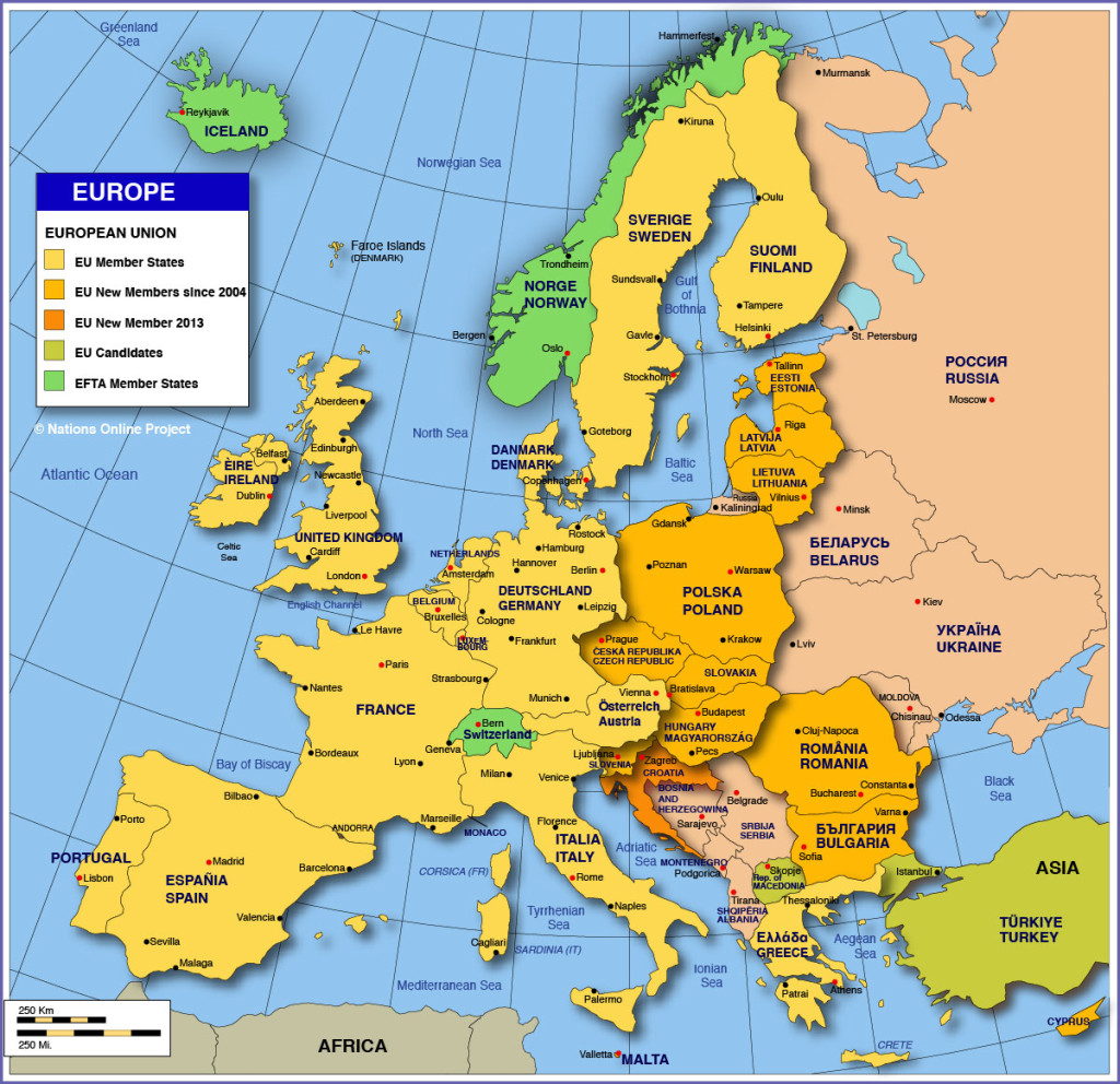 Currently, Greece is isolated from the rest of Shengen by Albania, FYROM and Bulgaria.