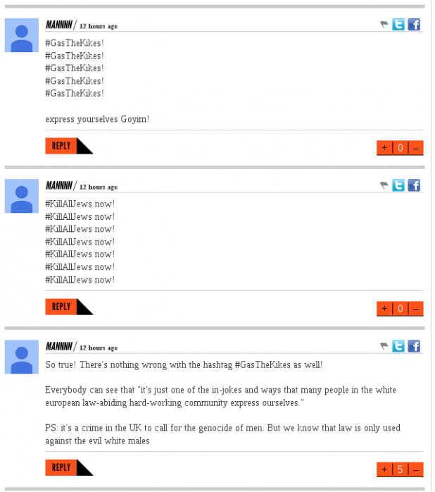 Commenters were not amused.