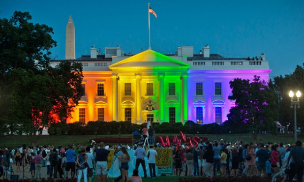 The rainbow house is a real thing.
