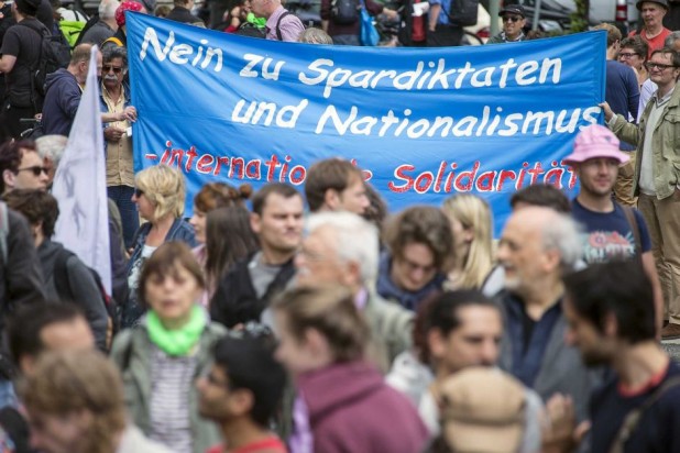 Yes, these White Germans are marching to demand more Black people in their country. This is happening.