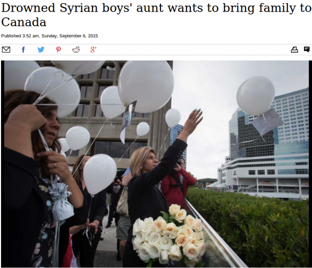 Drowned Syrian boys' aunt wants to bring family to Canada - Houston Chronicle 2015-09-06 17-22-50