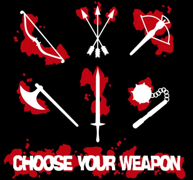 "Chooe your weapon, Albanian dog." -Syrian Guy