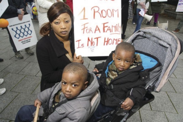 Giving these Black Africans a taxpayer funded mansion will increase the economy.