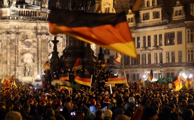 PEGIDA demonstration in Dresden