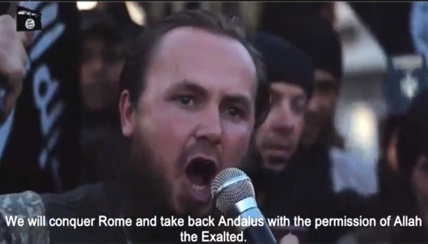 This recognizable ISIS spokesperson is Albanian.