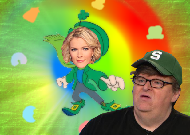 The 6 extra bodyguards Fox brought in to protect Megyn's (sic) snacks proved unnecessary - Moore had another agenda.