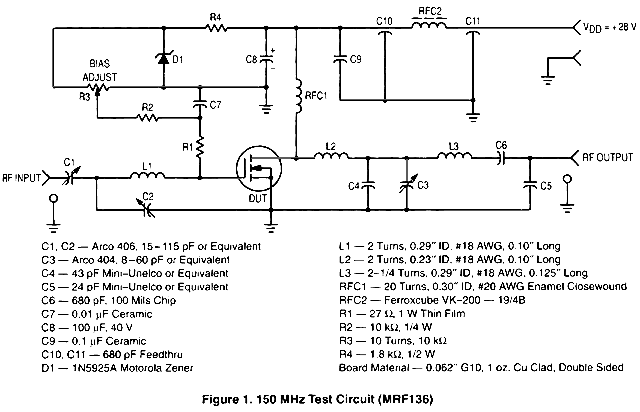 MRF136 schematic