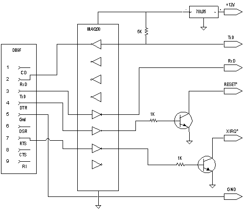 RS-232 Interface Schematic 7kB
