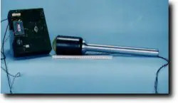 Photograph: Laboratory model of the radar flashlight.