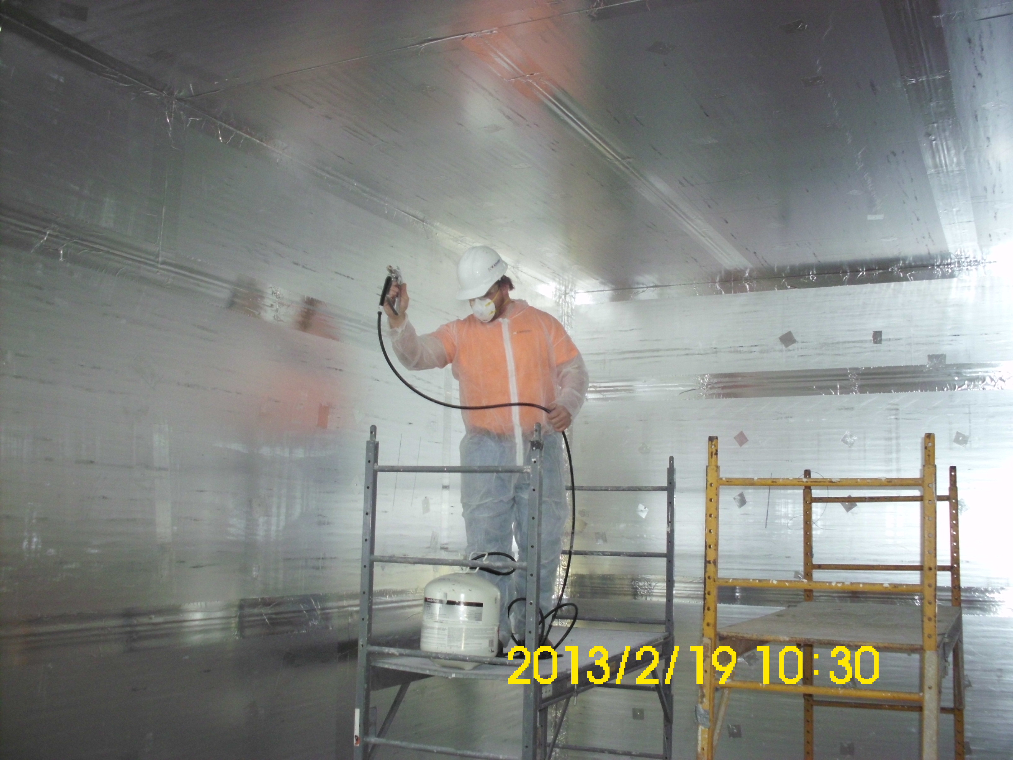 TVM SCIF Barrier Installation