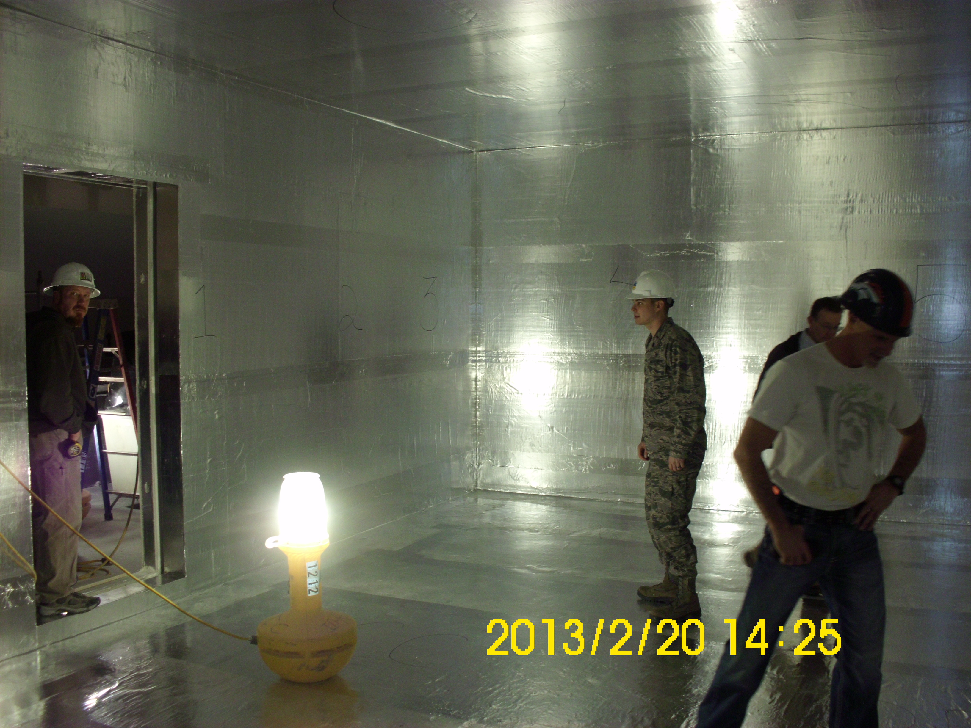 TVM SCIF Barrier Installation