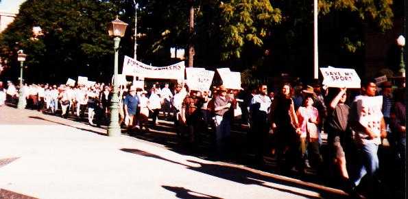 Brisbane pro gun march