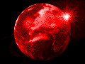 The earth on fire