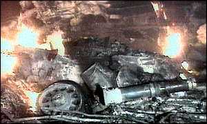 F-117A wreckage from Kosovo Serbian war