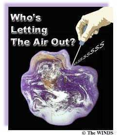 World being deflated by a global crisis