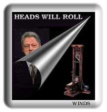 Clinton and a guillotine