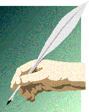 Feather pen