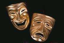 Happy mask, sad mask