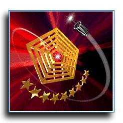 Pentagon symbol 
with Pentagon stars