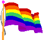 rainbow colored flag