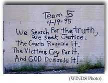 Oklahoma City Bombing epitaph