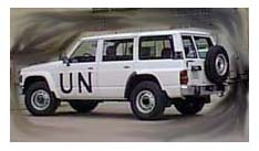 Photograph of U.N. vehicle
