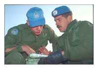 two UN peacekeepers