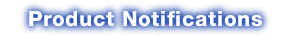 Product Notifications