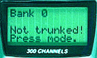 PRO93/95 Bank0 Not trunked Press mode